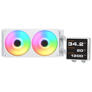 Cougar Poseidon Vistek Pro ARGB 240 White LCD Liquid Cooler - SWIFT PERIPHERALSCougar-024
