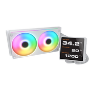 Cougar Poseidon Vistek Pro ARGB 240 White LCD Liquid Cooler - SWIFT PERIPHERALSCougar-024