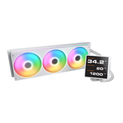 Cougar Poseidon Vistek Pro ARGB 360 White LCD Liquid Cooler - SWIFT PERIPHERALSCougar-022