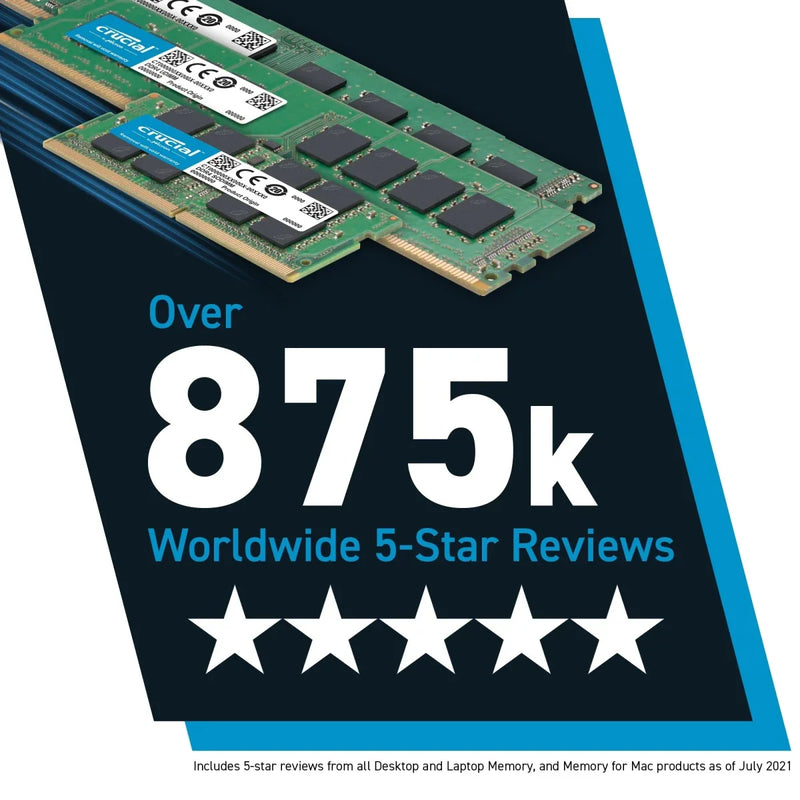 Crucial 16GB DDR4 - 2666 SODIMM CL19 Laptop Memory - SWIFT PERIPHERALSCB16GS2666