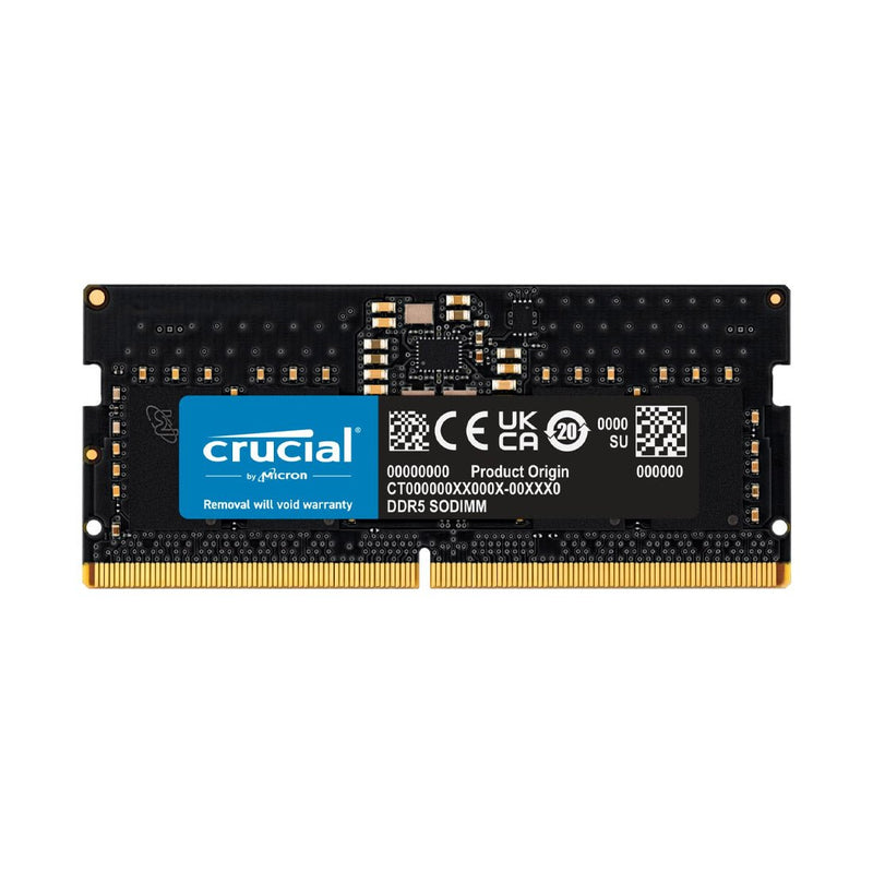 Crucial 16GB DDR5 RAM 4800MHz CL40 Laptop Memory - SWIFT PERIPHERALSCT16G48C40S5