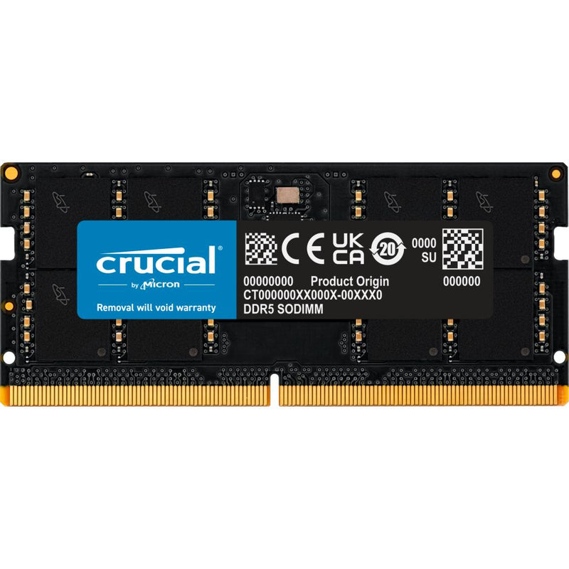 Crucial 48GB DDR5 RAM 5600MHz CL46 262 Pin Unbuffered SODIMM Laptop Memory - SWIFT PERIPHERALSCT48G56C46S5