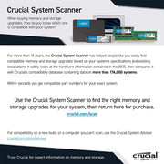 Crucial 8GB DDR4 Desktop RAM 3200MHz CL22 UDIMM Memory - SWIFT PERIPHERALSCB8GU3200