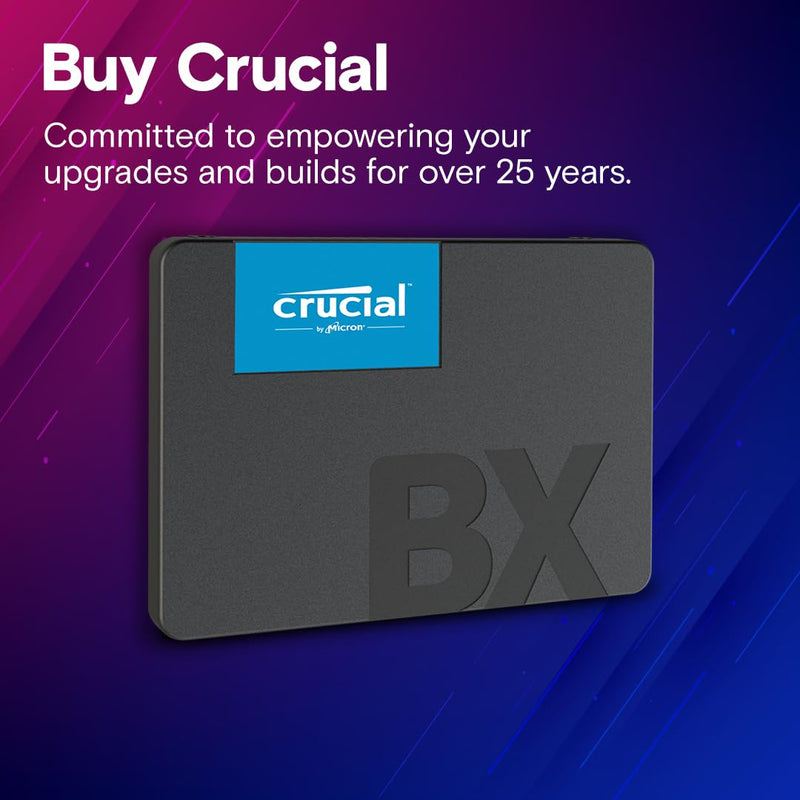 CRUCIAL BX500 240GB SATA SSD (CT240BX500SSD1) - SWIFT PERIPHERALS1091777