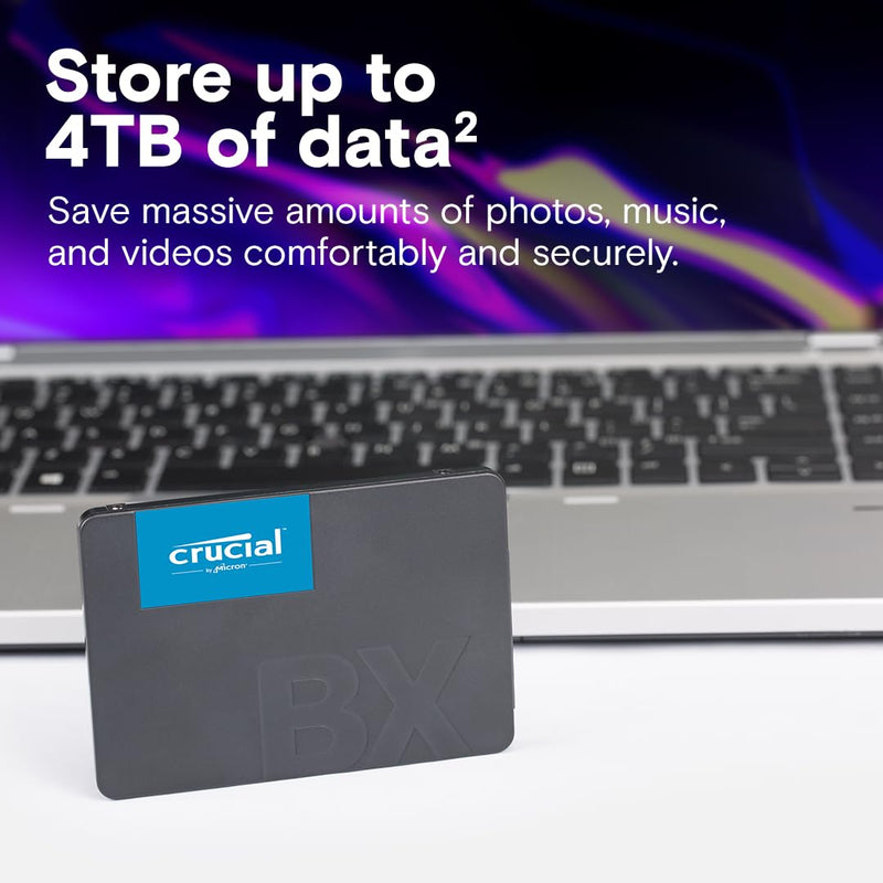 CRUCIAL BX500 240GB SATA SSD (CT240BX500SSD1) - SWIFT PERIPHERALS1091777