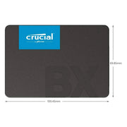2TB 2.5-inch internal SSD with black casing, blue label, and size dimensions shown