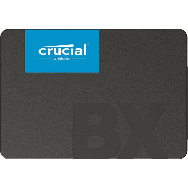 500GB 2.5-inch SATA internal SSD with blue Crucial label and BX marking