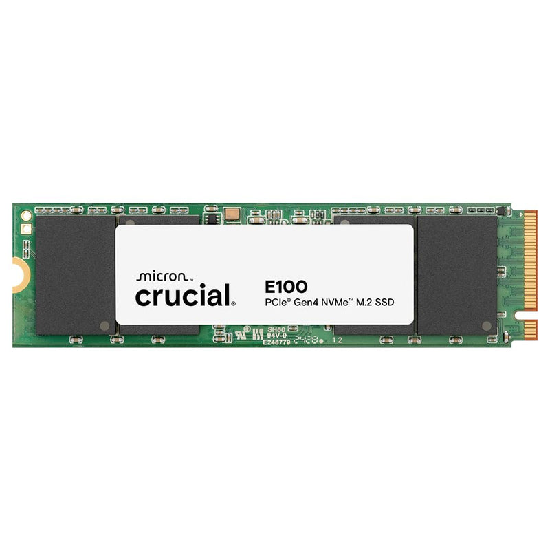 CRUCIAL E100 1TB PCIE GEN4 2280 NVME M.2 SSD CT1000E100SSD8 - SWIFT PERIPHERALS1092452