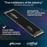 Crucial P3 Plus 4TB M.2 NVMe PCIe 4.0 Internal Solid State Drive - SWIFT PERIPHERALSCT4000P3PSSD8