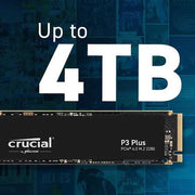 Crucial P3 Plus 4TB M.2 NVMe PCIe 4.0 Internal Solid State Drive - SWIFT PERIPHERALSCT4000P3PSSD8