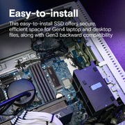 Crucial P310 2TB PCIe Gen4 NVMe M.2 2280 Internal Solid State Drive - SWIFT PERIPHERALSCT2000P310SSD8