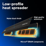 CRUCIAL PRO 16GB DDR5 - 6000 UDIMM CL48 RAM CP16G60C48U5 - SWIFT PERIPHERALS1094543