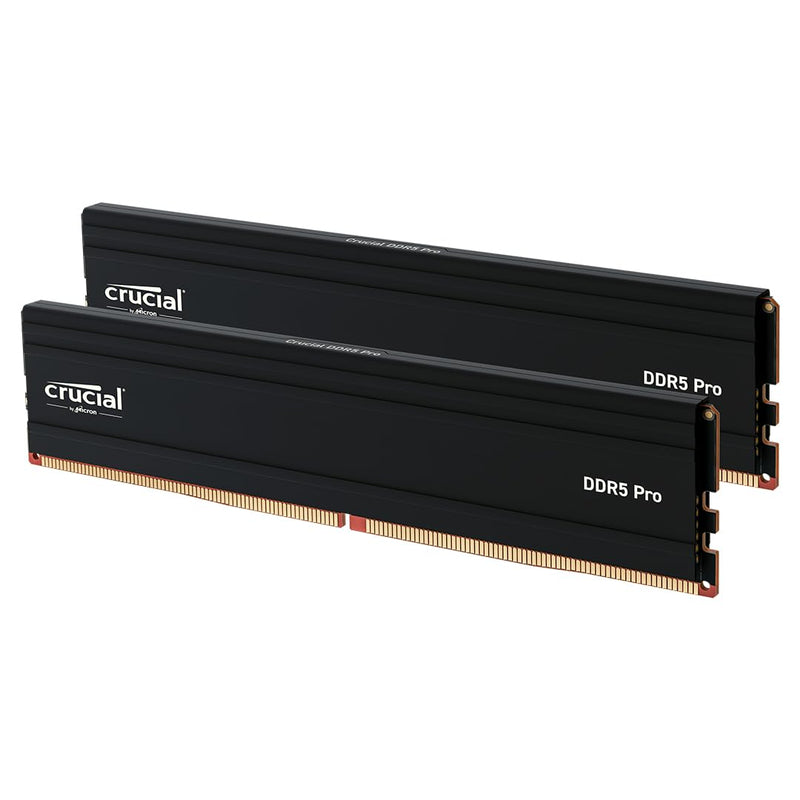 CRUCIAL PRO 32GB KIT (2X16GB) DDR5 - 6000 UDIMM CL48 RAM CP2K16G60C48U5 - SWIFT PERIPHERALS1091269