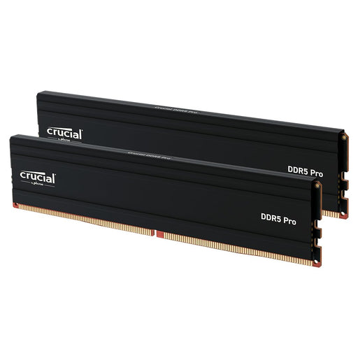 CRUCIAL PRO 32GB KIT (2X16GB) DDR5 - 6000 UDIMM CL48 RAM CP2K16G60C48U5 - SWIFT PERIPHERALS1091269