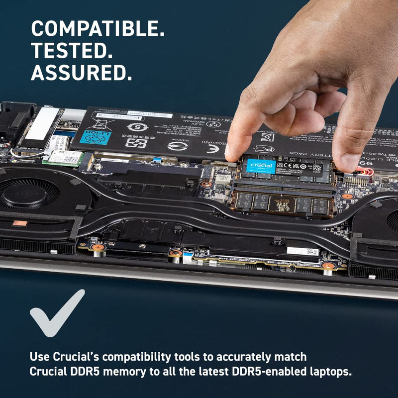 Crucial RAM 64GB Kit 2x32GB DDR5 5600 MHz Laptop Memory SODIMM - SWIFT PERIPHERALSCT2K32G56C46S5