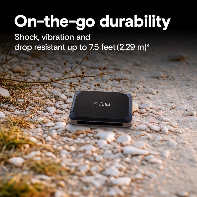 CRUCIAL X9 1TB PORTABLE SSD CT1000X9SSD9 - SWIFT PERIPHERALS1092208