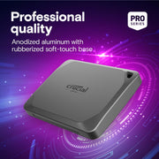 Crucial X9 Pro 1TB USB Type C External Portable Solid State Drive - SWIFT PERIPHERALSCT1000X9PROSSD9
