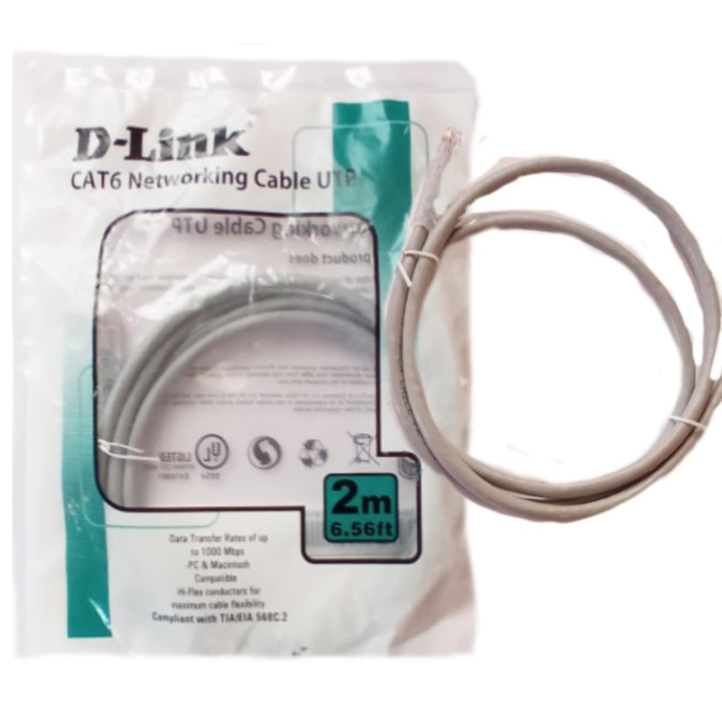 D - Link RJ45 Cat 6 UTP Patch Cord - SWIFT PERIPHERALSNCB-C6UGRYR1-2