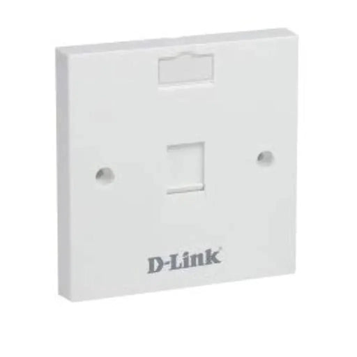 D - Link Single Port Face Plate with Shutter for Keystone Jack – White - SWIFT PERIPHERALS‎NFP-0WHIXX