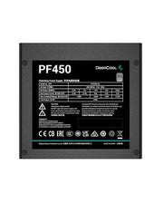 DEEPCOOL 450W PF450D 80 PLUS STANDARD NON MODULAR SMPS - SWIFT PERIPHERALS1081784