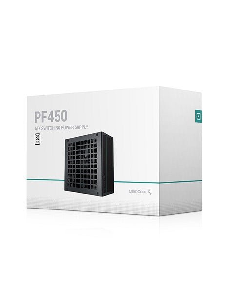 DEEPCOOL 450W PF450D 80 PLUS STANDARD NON MODULAR SMPS - SWIFT PERIPHERALS1081784
