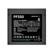DEEPCOOL 550W PF550D 80 PLUS STANDARD NON MODULAR SMPS - SWIFT PERIPHERALS1081783