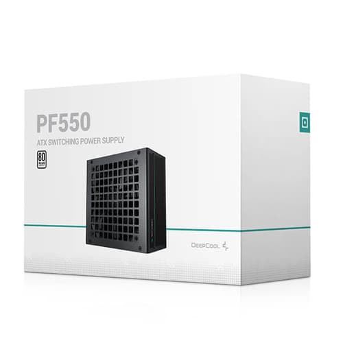 DEEPCOOL 550W PF550D 80 PLUS STANDARD NON MODULAR SMPS - SWIFT PERIPHERALS1081783