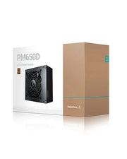 DEEPCOOL 650W PM650D 80 PLUS GOLD NON MODULAR SMPS - SWIFT PERIPHERALS106726