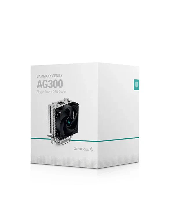 DEEPCOOL AG300 SINGLE - TOWER CPU COOLER (R - AG300 - BKNNMN - G) - SWIFT PERIPHERALSCooler-054