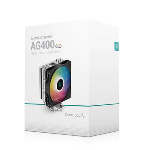 DEEPCOOL AG400 ARGB CPU AIR COOLER - SWIFT PERIPHERALS1088197