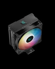 DEEPCOOL AG400 ARGB DIGITAL BLACK 120MM CPU COOLER (R - AG400 - BKADMN - G - 1) - SWIFT PERIPHERALS1094480