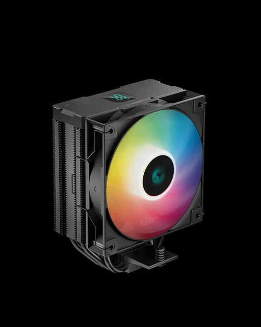 DEEPCOOL AG400 ARGB DIGITAL BLACK 120MM CPU COOLER (R - AG400 - BKADMN - G - 1) - SWIFT PERIPHERALS1094480