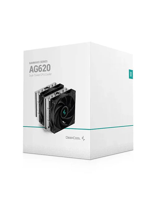 DEEPCOOL AG620 ARGB CPU AIR COOLER BLACK - SWIFT PERIPHERALS1084329