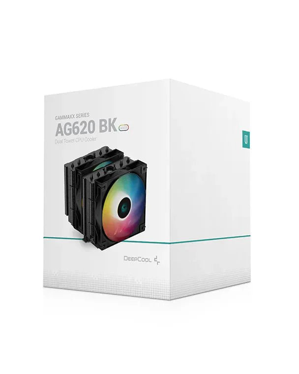 DEEPCOOL AG620 BK ARGB CPU AIR COOLER BLACK EDITION - SWIFT PERIPHERALS1084331