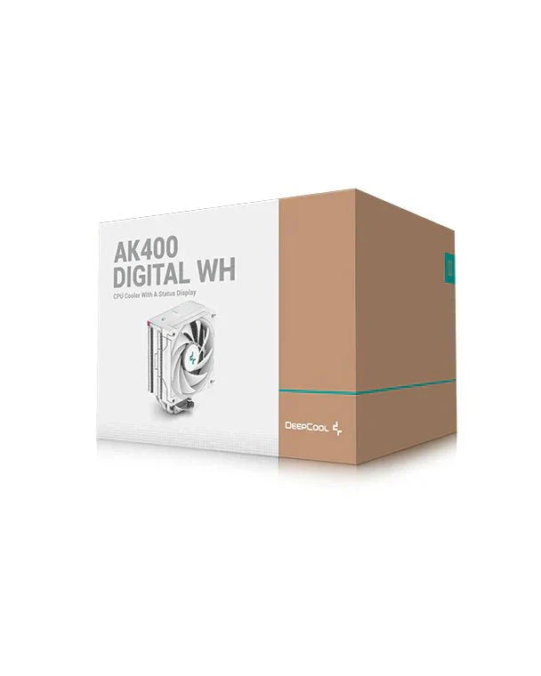 DEEPCOOL AK400 DIGITAL CPU COOLER WHITE (R - AK400 - WHADMN - G) - SWIFT PERIPHERALSCooler-063