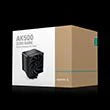 DEEPCOOL AK500 ZERO DARK HIGH PERFORMANCE SINGLE TOWER CPU COOLER (R - AK500 - BKNNMT - G - 1) - SWIFT PERIPHERALSCooler-067