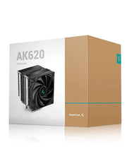DEEPCOOL AK620 CPU AIR COOLER BLACK - SWIFT PERIPHERALS107766