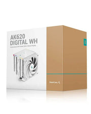 DEEPCOOL AK620 DIGITAL AIR COOLER WHITE (R - AK620 - WHADMN - G) - SWIFT PERIPHERALSCooler-068