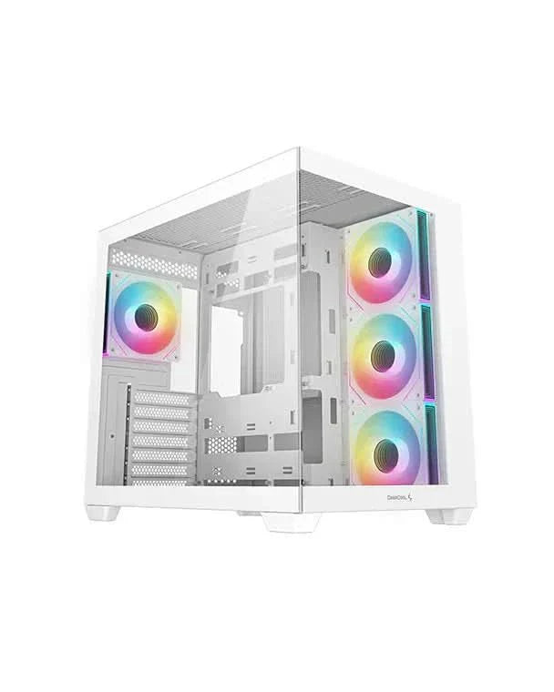 DEEPCOOL CG530 4F WHITE ARGB ATX MID TOWER CASE - SWIFT PERIPHERALS1092854