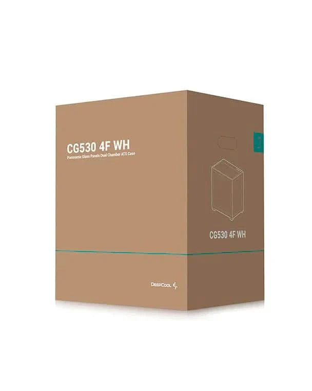 DEEPCOOL CG530 4F WHITE ARGB ATX MID TOWER CASE - SWIFT PERIPHERALS1092854