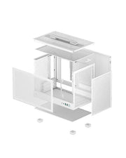 DEEPCOOL CH160 ITX MINI TOWER CABINET (WHT) - SWIFT PERIPHERALS1092782