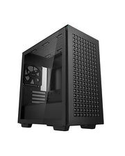 Deepcool CH370 Minimalistic M - ATX Tempered Glass Side Panel Mini - Tower Cabinet - Black - SWIFT PERIPHERALSR-CH370-BKNAM1-G-1