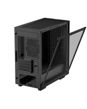 Deepcool CH370 Minimalistic M - ATX Tempered Glass Side Panel Mini - Tower Cabinet - Black - SWIFT PERIPHERALSR-CH370-BKNAM1-G-1