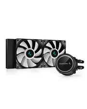 DEEPCOOL GAMMAXX L240 240MM ARGB AIO LIQUID COOLER BLACK - SWIFT PERIPHERALS100829