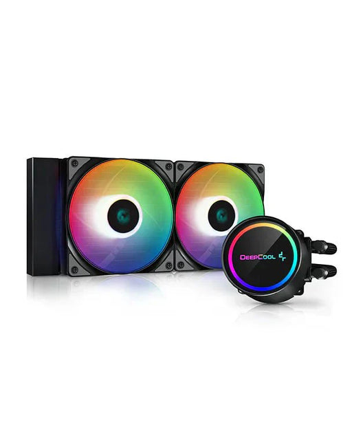 DEEPCOOL GAMMAXX L240 240MM ARGB AIO LIQUID COOLER BLACK - SWIFT PERIPHERALS100829