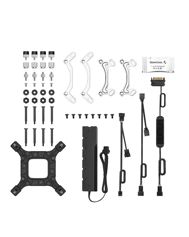 DEEPCOOL GAMMAXX L240 240MM ARGB AIO LIQUID COOLER BLACK - SWIFT PERIPHERALS100829