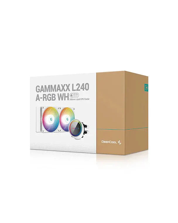 DEEPCOOL GAMMAXX L240 A - RGB WHITE CPU COOLER - SWIFT PERIPHERALSCooler-081