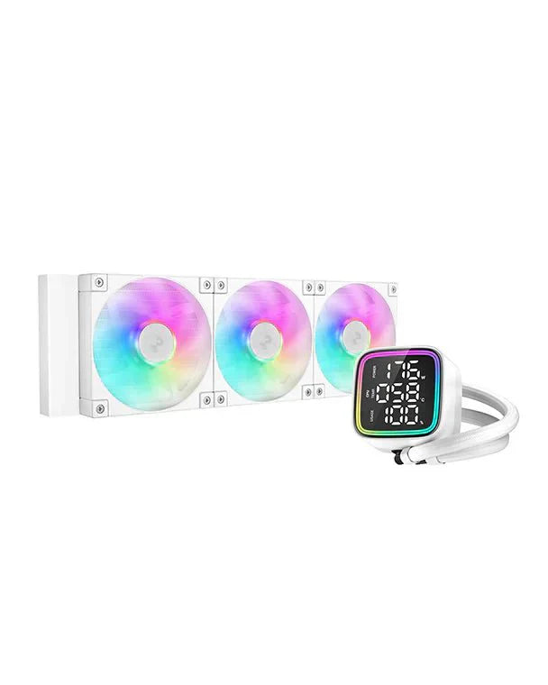 DEEPCOOL LD360 ARGB CPU LIQUID COOLER WHITE - SWIFT PERIPHERALS1090239