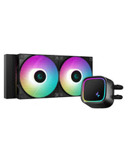 DEEPCOOL LE520 240MM ARGB AIO LIQUID COOLER BLACK - SWIFT PERIPHERALS1085932