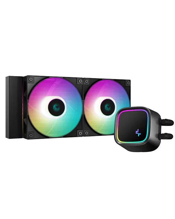 DEEPCOOL LE520 240MM ARGB AIO LIQUID COOLER BLACK - SWIFT PERIPHERALS1085932